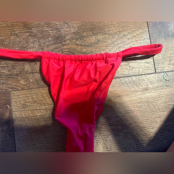 Red Ruched Bikini - Picture 2 of 2